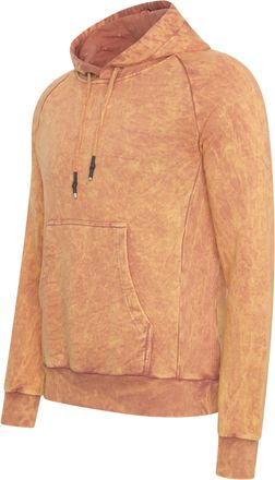 Rusty Neal Gewassen hoodie met een used look