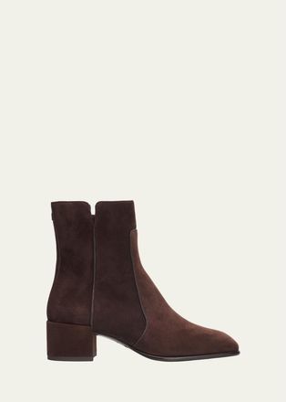 Jimmy Choo London 45mm Eliot Suede Ankle Boots