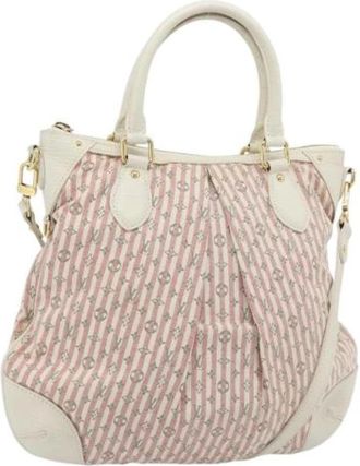 Louis Vuitton Pre-owned Vintage Handbag - Dames - Vintage Handtas - Roze - ONE Size - Leer - Vintage