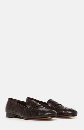 Scarosso Valeria Loafers in Dark Brown - Calf at Nordstrom, Size 37.5