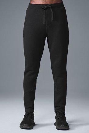 Alo | The Triumph Sweatpant in Black, Size: 2XL