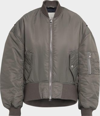 J.W.Anderson Oversized Curved Bomber Jacket