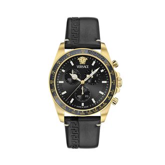 Versace Greca Chr Wave Heren Horloge Zwart VE0H00225