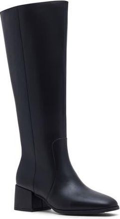 Blondo Flair Waterproof Knee High Boot in Black Leather at Nordstrom Rack, Size 8.5