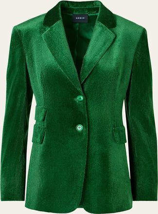 Akris Corduroy Single-Breasted Jacket