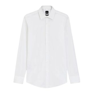 HUGO BOSS Hugo, Formal Shirts, male, White, Size: 2XL H-Hank Kent Shirt