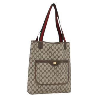 Gucci Pre-owned Tote Bags, female, Beige, Size: ONE SIZE Pre-owned Vintage Tote Bag