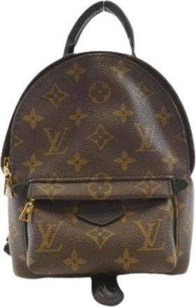 Louis Vuitton Pre-owned Backpacks, female, Brown, Size: ONE SIZE Pre-owned Palm Springs Mini Backpack