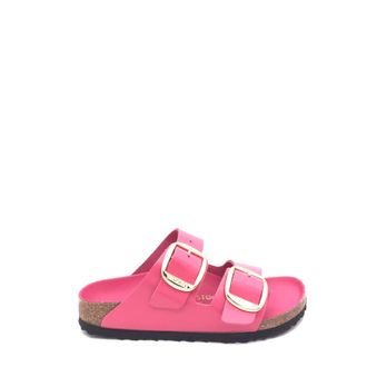 Birkenstock Arizona Big Buckle - Dames - Sandalen - Roze - 39 EU - Leer - Schoenen