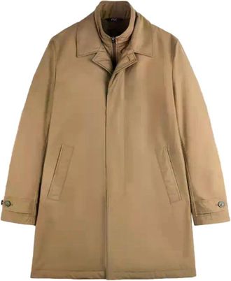 Fay Morning Db Front - - Coats - Uomo - Beige - L