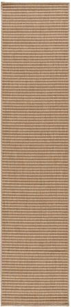 Atticgo Alfombra de pasillo exterior beige 48x200 cm