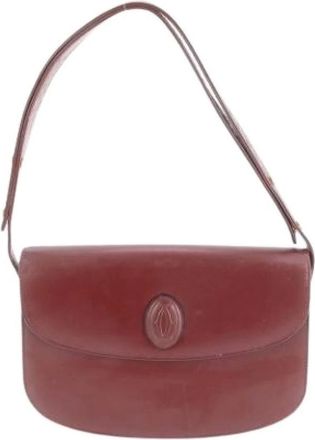 Cartier Pre-owned Shoulder Bags, female, Red, Size: ONE SIZE Pre-owned Vintage Shoulder Bag