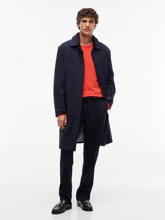 Tommy Hilfiger Mens New York Label 3-in-1 Performance Coat - Navy Blue - XL