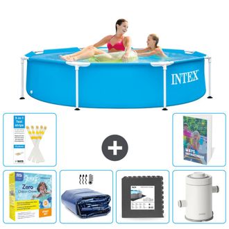Intex Piscina Con Estructura Redonda - 244x51 Cm - 7-piezas S111