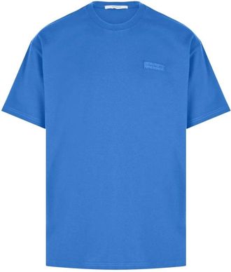 Givenchy T-Shirts, male, Blue, XL, Branded Blue T-Shirt Regular Fit