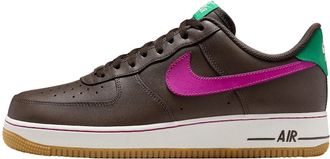 Nike Mens Air Force 1 Low 07 Baroque Brown Vivid Purple