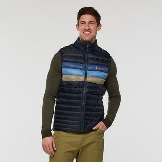 Cotopaxi Fuego Down Vest - Mens in Carbon Stripes at Nordstrom, Size Xx-Large