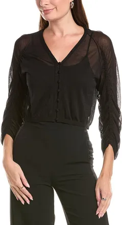 Lafayette 148 New York Ruched Silk-Blend Sweater