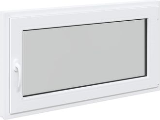 vidaXL Color Interno De Ventana De S&oacute;tano Blanco Risor 110 X 50 Cm Vidaxl