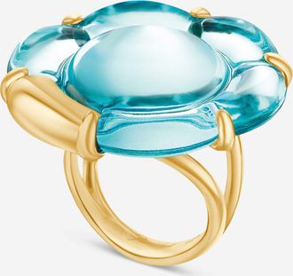 Baccarat B Flower Womens Ring