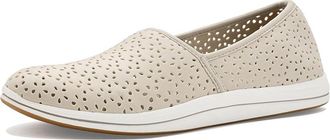 Clarks Breezesky Air Womens Dress Flat Shoes Navy Textile 1 : 7.5 B - Medium