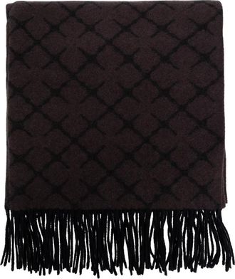 By Malene Birger Wollen sjaal - Dames - Wintersjaals - Bruin - ONE Size - Wol - Accessoires