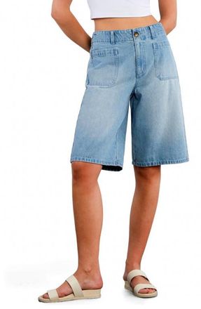 BILLY T Effortless Denim Shorts in Washed Blue at Nordstrom, Size X-Large