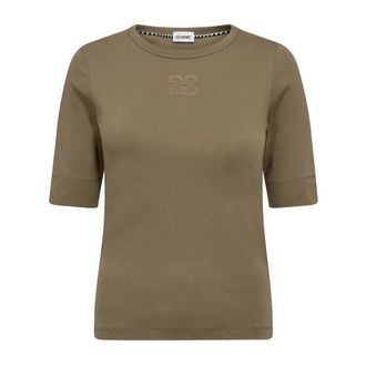 Co'Couture Dames, Tops, Groen, Maat: L Katoen