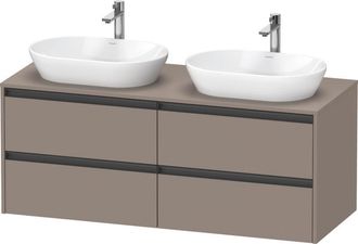Duravit Duravit - Ketho.2 Mueble Bajo Lavabo, Recorte Para Lavabo En Ambos