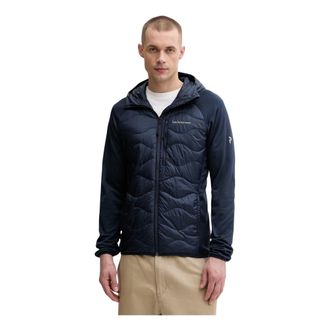 Peak Performance Helium Down Hybrid Hood - Sport - Hombre - Azul - 2XL