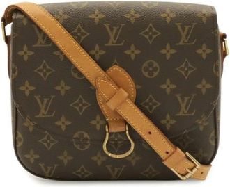 Louis Vuitton Pre-owned Monogram Saint Cloud GM Crossbody Bag - Dames - Vintage Schoudertas - Bruin - ONE Size - Vintage