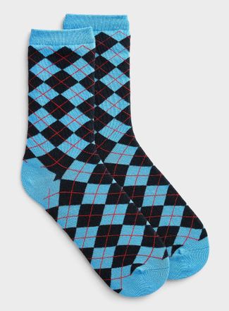 Simons Womens Argyle socks