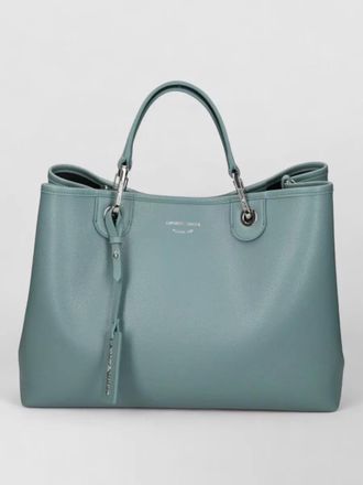 Emporio Armani signature tote bag medium structured handles strap