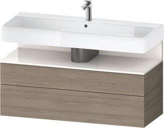 Duravit Duravit - Qatego Mueble Bajo Lavabo, 1 Extra&iacute;ble Y 1 Caj&oacute;n