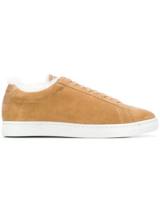Zesp&agrave; low top sneakers met bonten voering - Beige