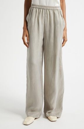 Giorgio Armani Pull-On Pants in Grey at Nordstrom, Size 10 Us