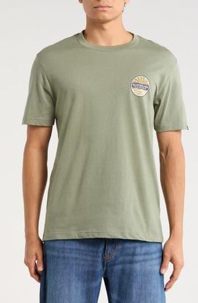 Quiksilver Brigade Logo Graphic T-Shirt in Sea Spray at Nordstrom Rack, Size X-Large