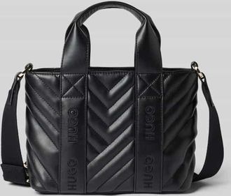 HUGO BOSS Henkeltasche mit abnehmbarem Schulterriemen Modell BECKY QL_TOTE MINI in Black, Größe 1