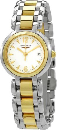 Longines PrimaLuna Quartz White Dial Ladies Watch L8.110.5.90.6