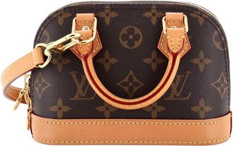 Louis Vuitton Brown Monogram Canvas Alma Nano (Authentic Pre-Loved)