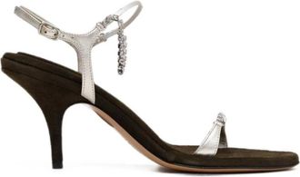 Chlo&eacute; Schoenen, Dames, Grijs, 39 EU, Leer, Zia Sandalen