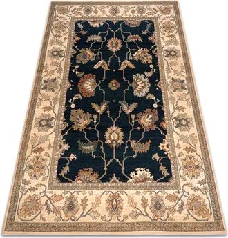 RugsX Rugsx - Alfombra De Lana Polonia Loare Marco Velvet Azul Oscuro Blue 200x300 Cm