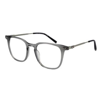 Tommy Hilfiger Accessoires, Heren, Grijs, ONE Size, Acetate Rechthoekig Montuur