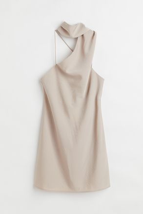 H&M Kurzes Slip-Dress - Brown