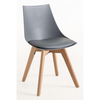 Regalos Miguel Sillas Comedor - Silla Blok - Gris Oscuro