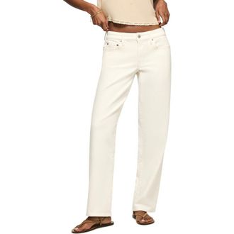Lucky Brand The Baggy Jeans in White Lies Wash at Nordstrom, Size 26 31