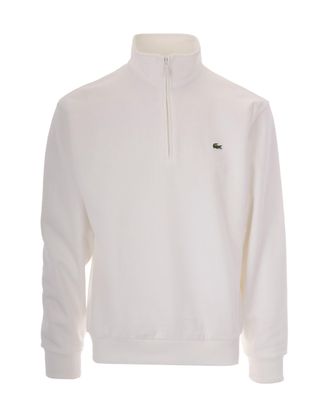 Lacoste Pullover Sweatshirt With High Collar And Embroidered Crocodile