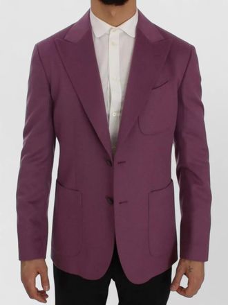Dolce & Gabbana cashmere silk slim-fit blazer