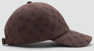 Mango Cappellino stampa logo cioccolato - Donna - Taglia unica - MANGO