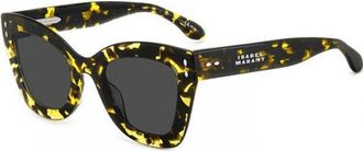Isabel Marant Isabel Marant Womens IM 0050 G S 51 SCL Sunglasses - Yellow/Black - One Size
